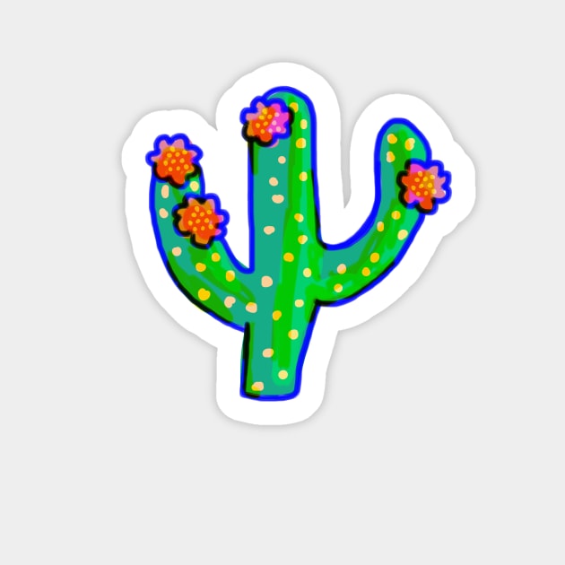 Cactus 4 Sticker by mariacaballer